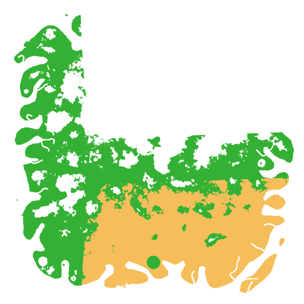 Biome Rust Map: Procedural Map, Size: 6000, Seed: 816039654