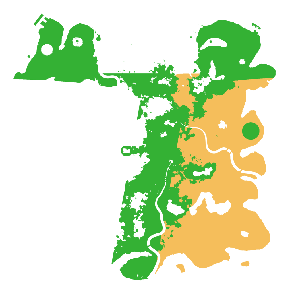 Biome Rust Map: Procedural Map, Size: 4500, Seed: 1269630809
