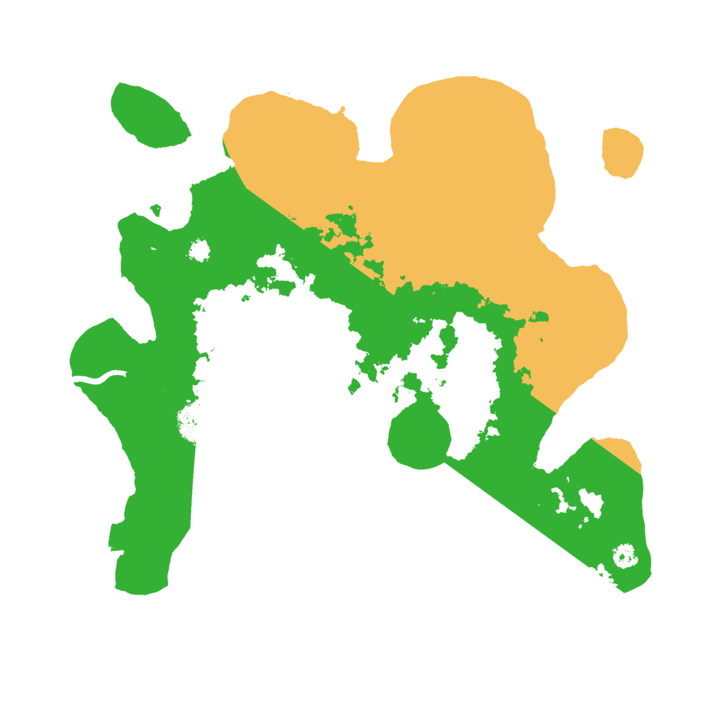 Biome Rust Map: Procedural Map, Size: 3000, Seed: 14797