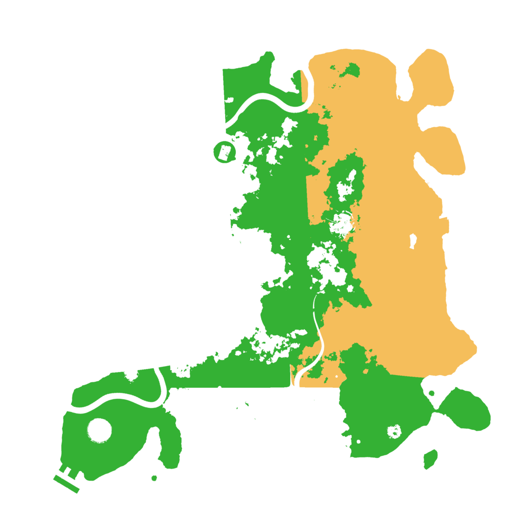 Biome Rust Map: Procedural Map, Size: 3750, Seed: 730167255