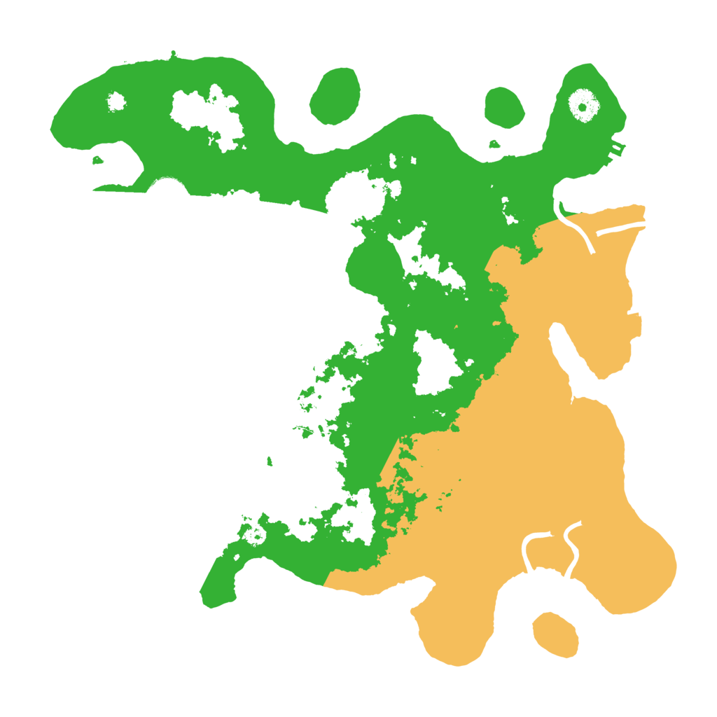 Biome Rust Map: Procedural Map, Size: 3500, Seed: 981444726