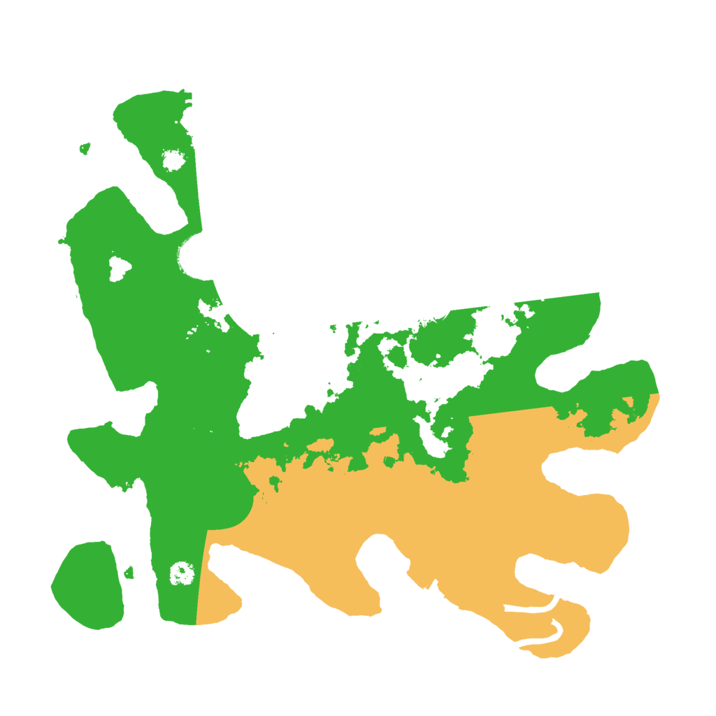 Biome Rust Map: Procedural Map, Size: 3000, Seed: 22281