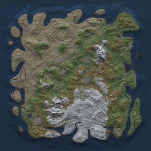 Thumbnail Rust Map: Procedural Map, Size: 5000, Seed: 2049952149, 19 Monuments