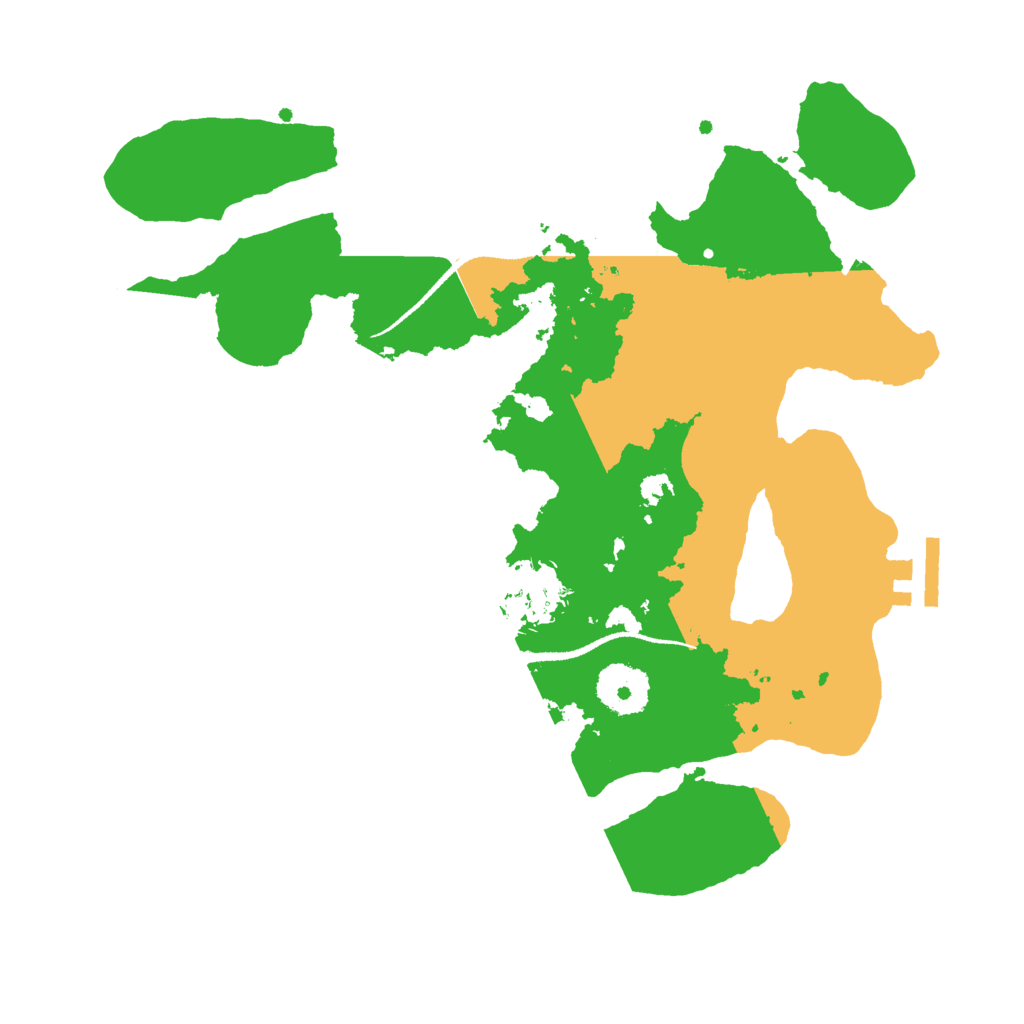 Biome Rust Map: Procedural Map, Size: 3000, Seed: 2950