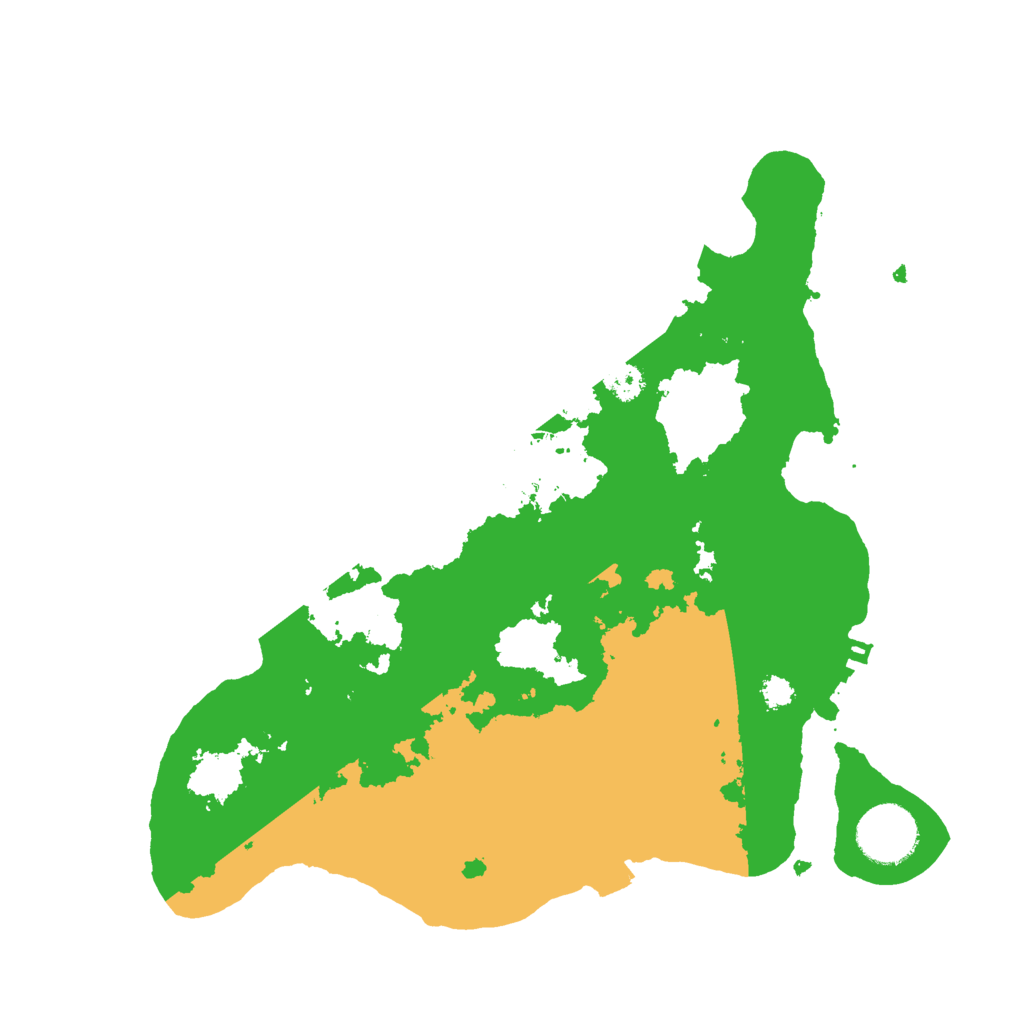 Biome Rust Map: Procedural Map, Size: 3000, Seed: 5038296