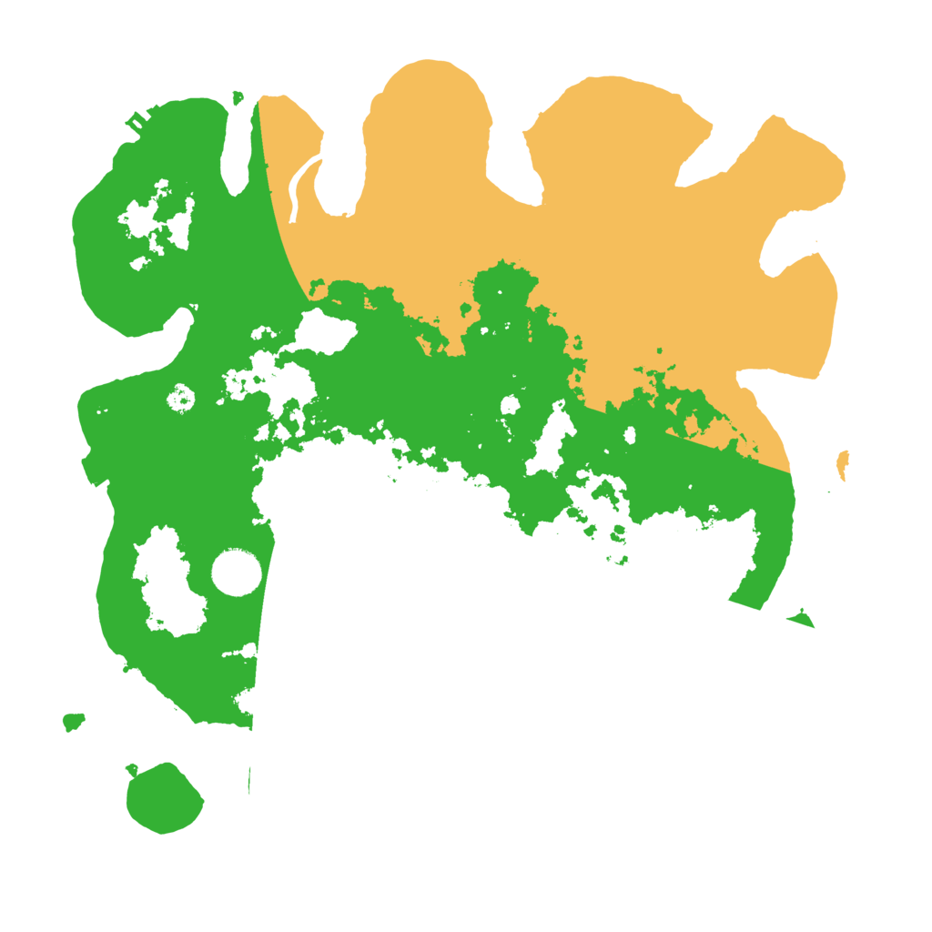 Biome Rust Map: Procedural Map, Size: 3500, Seed: 452904531