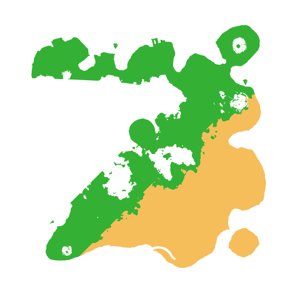 Biome Rust Map: Procedural Map, Size: 3000, Seed: 43641