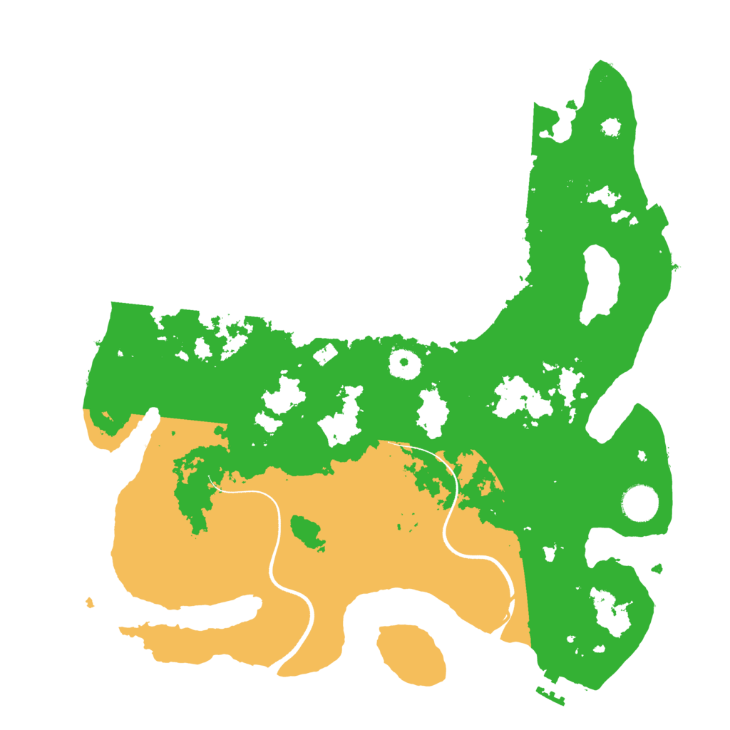Biome Rust Map: Procedural Map, Size: 3500, Seed: 924458741