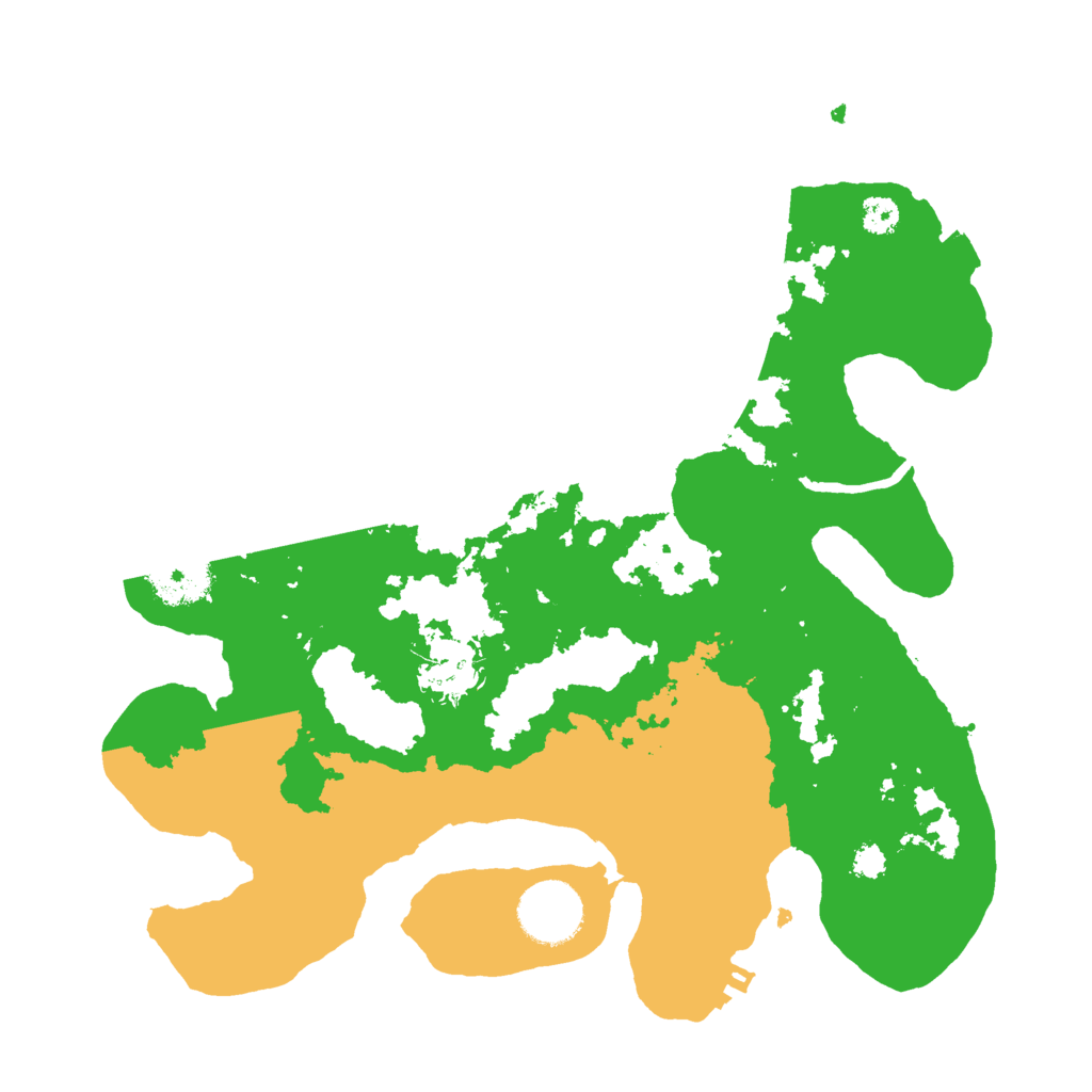 Biome Rust Map: Procedural Map, Size: 3000, Seed: 29059