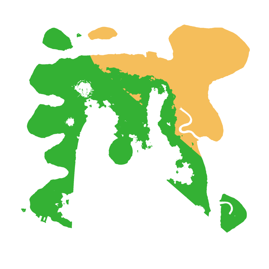Biome Rust Map: Procedural Map, Size: 3000, Seed: 780866171