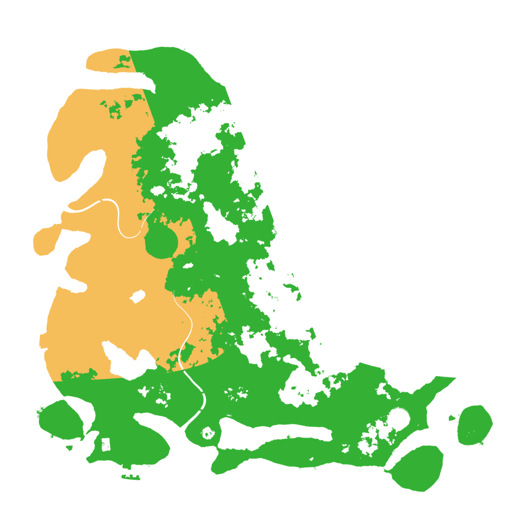Biome Rust Map: Procedural Map, Size: 4250, Seed: 1234952254