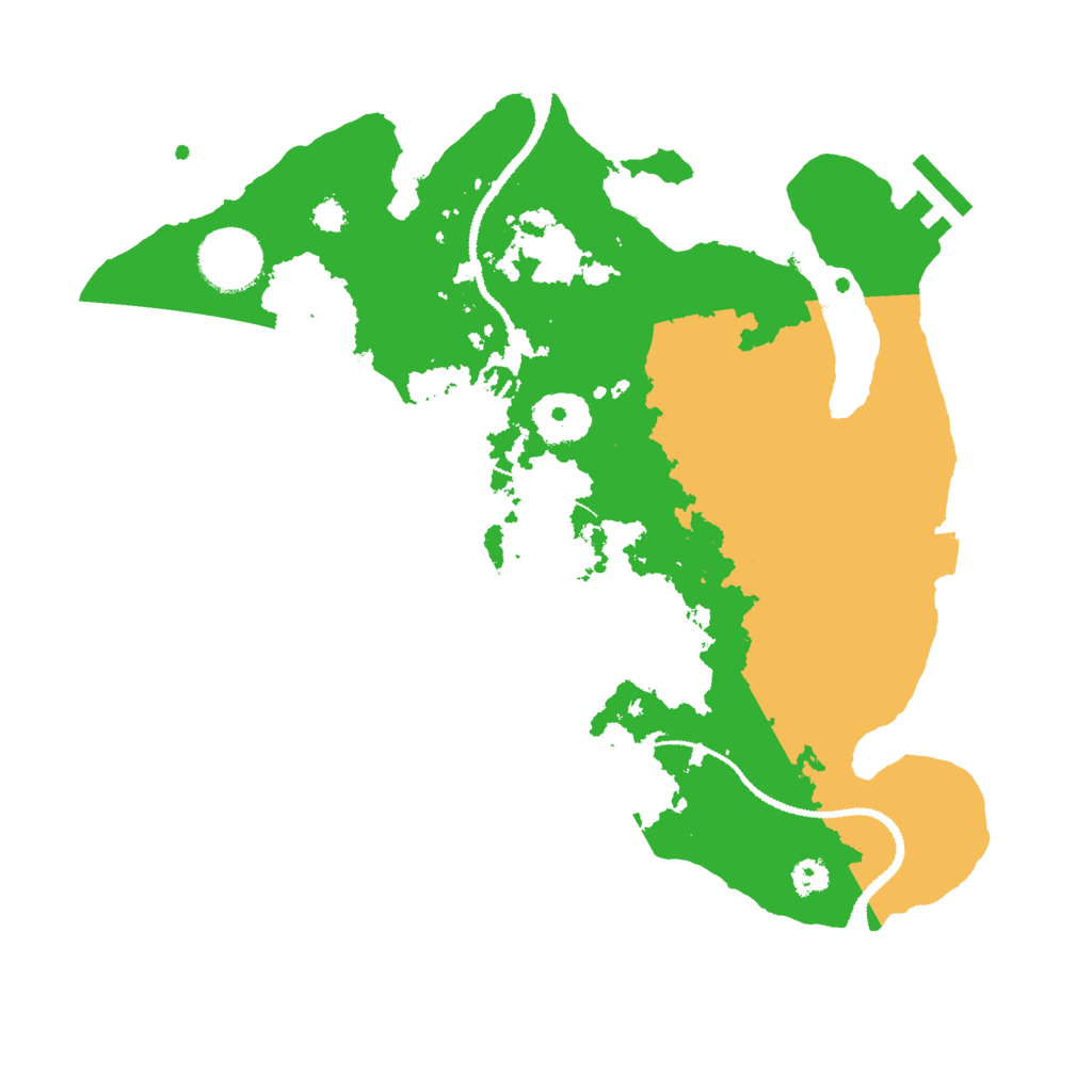 Biome Rust Map: Procedural Map, Size: 3000, Seed: 1110716454