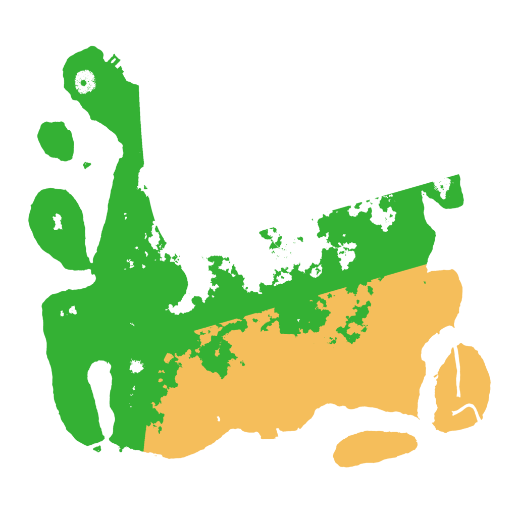 Biome Rust Map: Procedural Map, Size: 3500, Seed: 1154292487