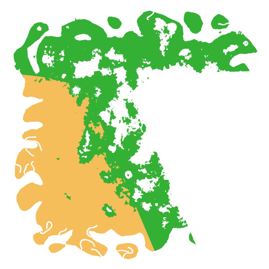 Biome Rust Map: Procedural Map, Size: 5500, Seed: 624462