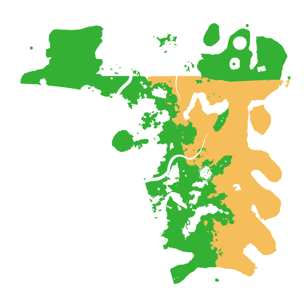 Biome Rust Map: Procedural Map, Size: 4000, Seed: 1489081380
