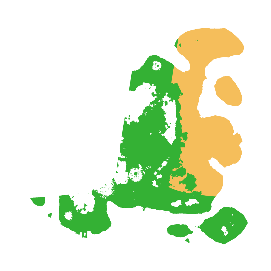 Biome Rust Map: Procedural Map, Size: 3000, Seed: 1225726411