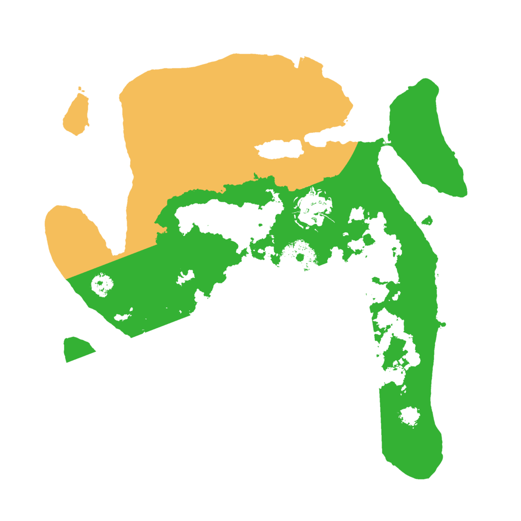 Biome Rust Map: Procedural Map, Size: 2500, Seed: 364263415