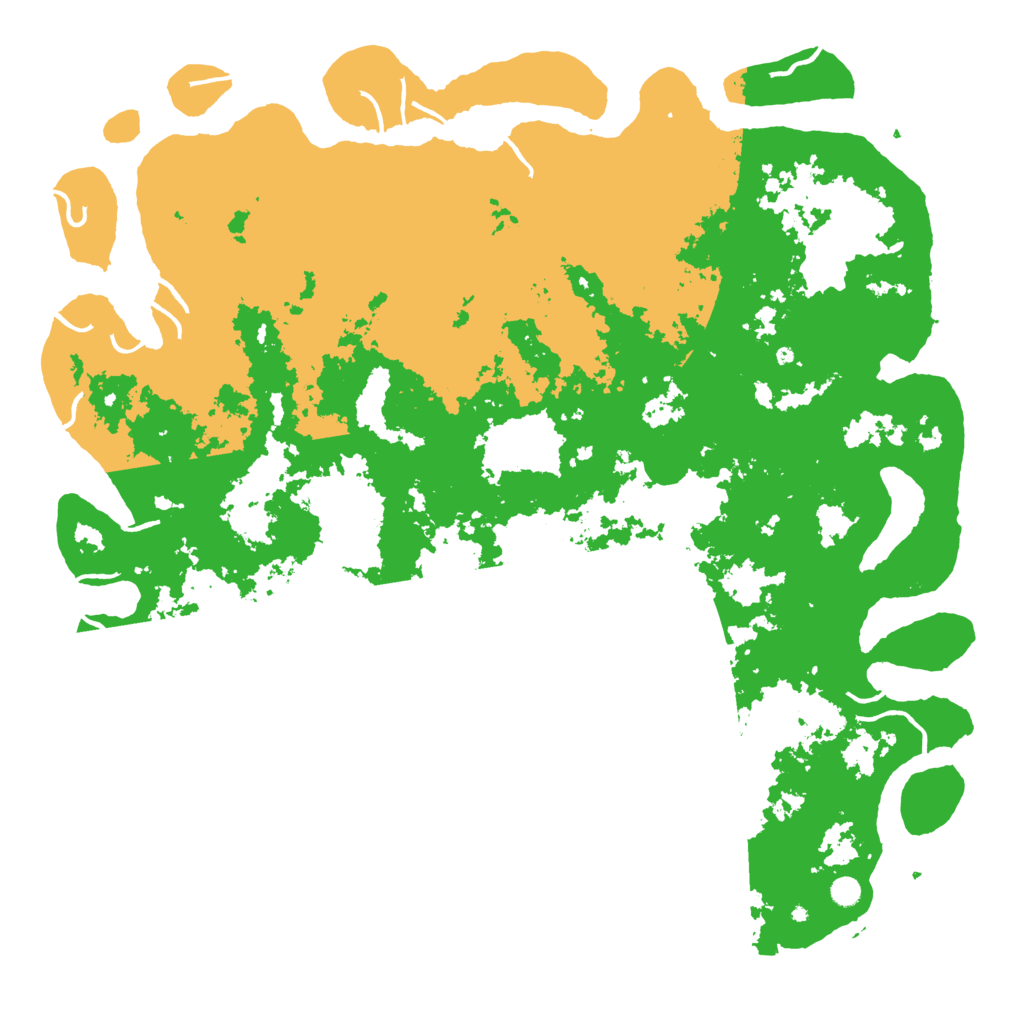 Biome Rust Map: Procedural Map, Size: 6000, Seed: 360512634