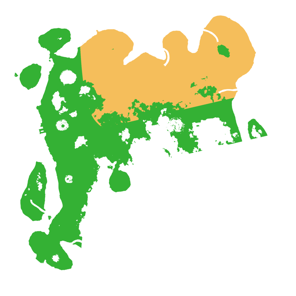 Biome Rust Map: Procedural Map, Size: 3800, Seed: 2024021101