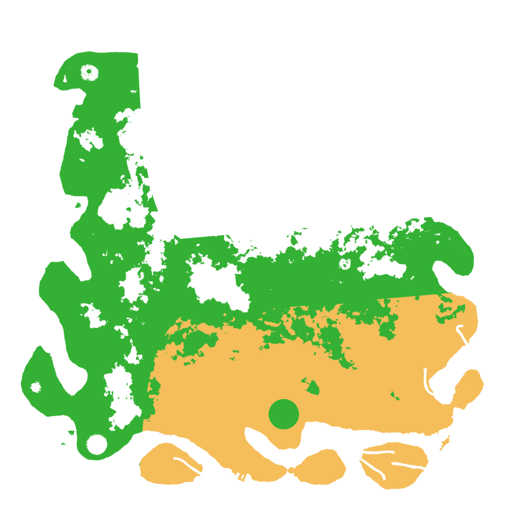Biome Rust Map: Procedural Map, Size: 4500, Seed: 1365494408