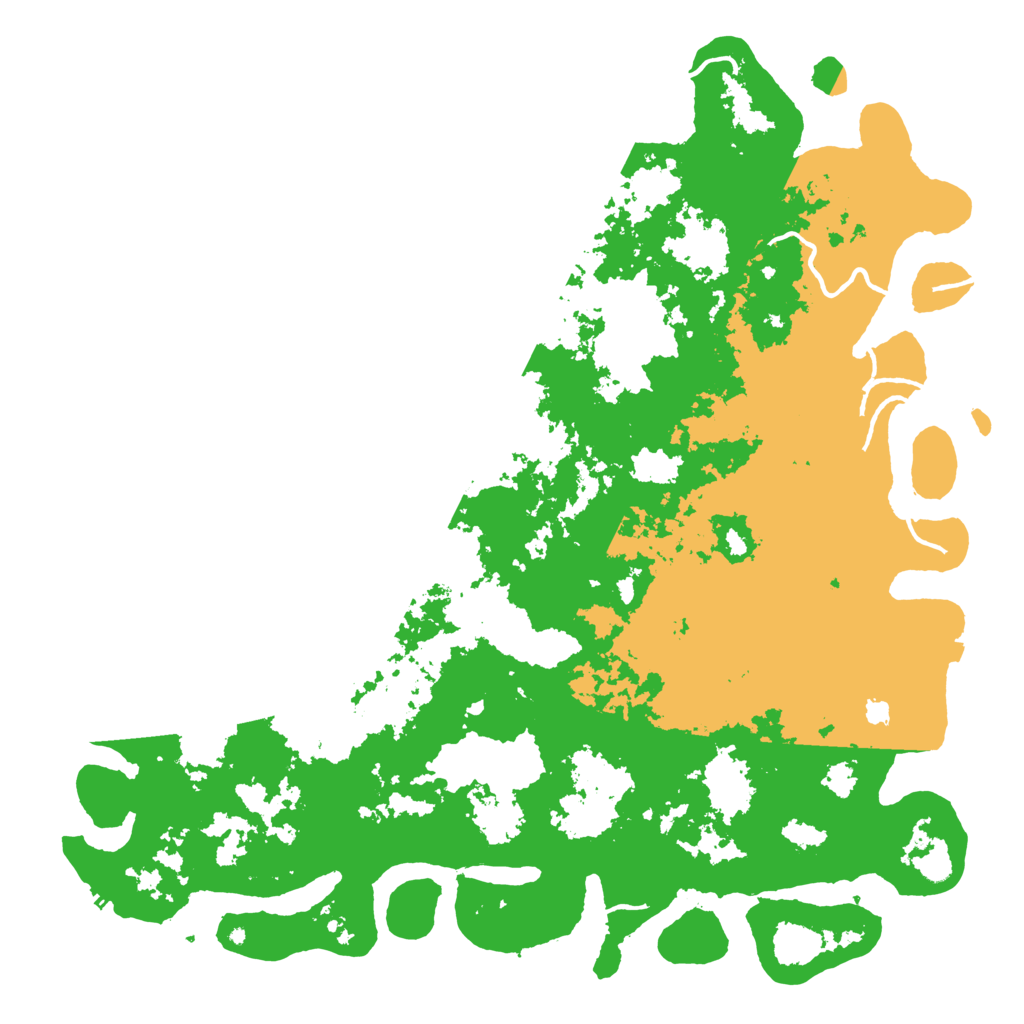 Biome Rust Map: Procedural Map, Size: 6000, Seed: 6523984