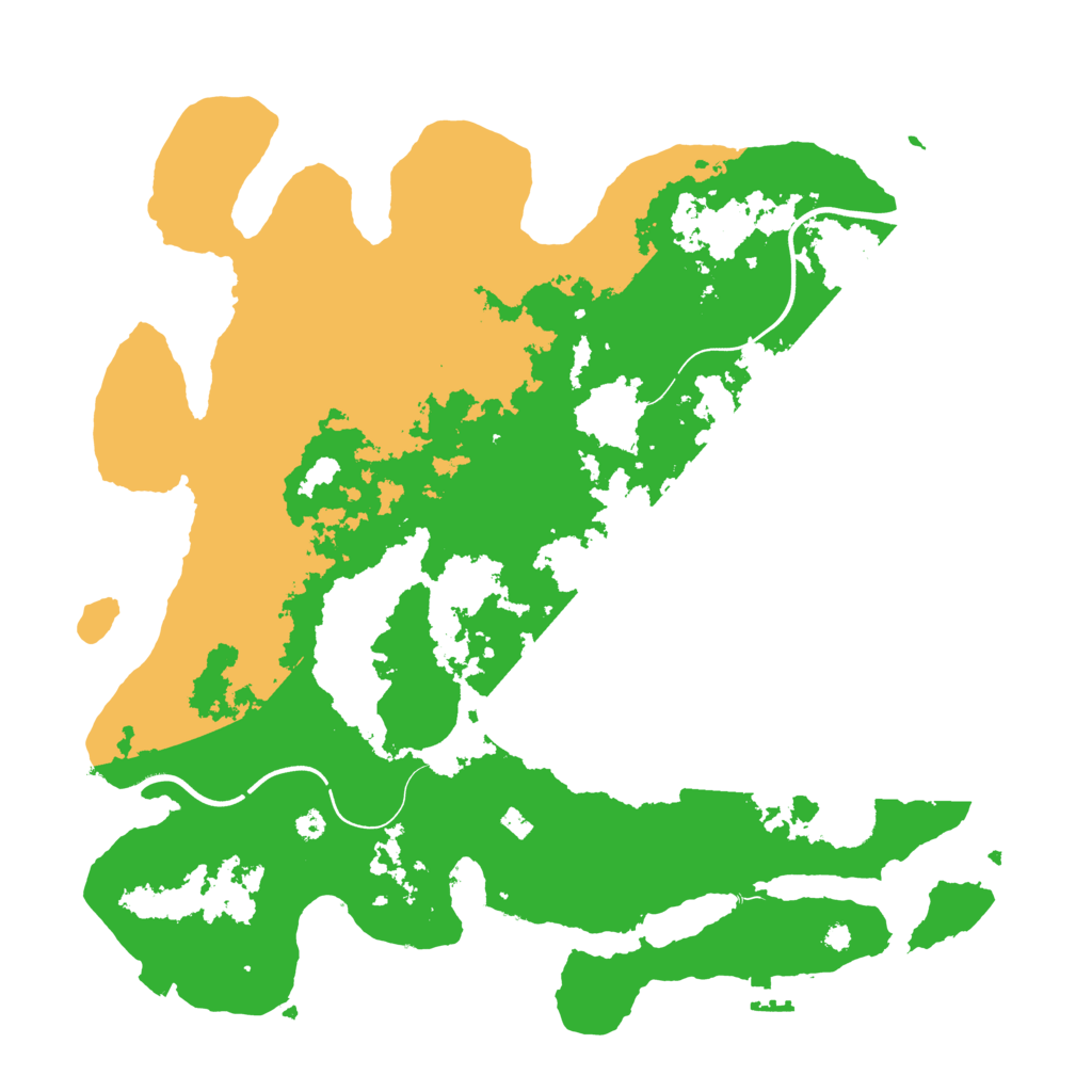 Biome Rust Map: Procedural Map, Size: 3800, Seed: 64