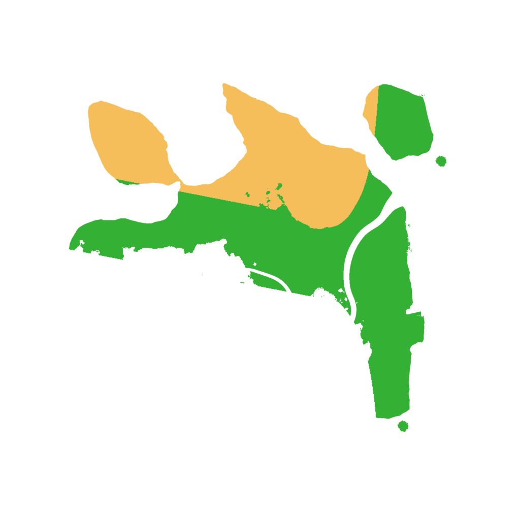 Biome Rust Map: Procedural Map, Size: 2000, Seed: 969454776