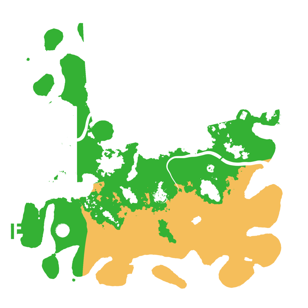 Biome Rust Map: Procedural Map, Size: 4000, Seed: 966078622