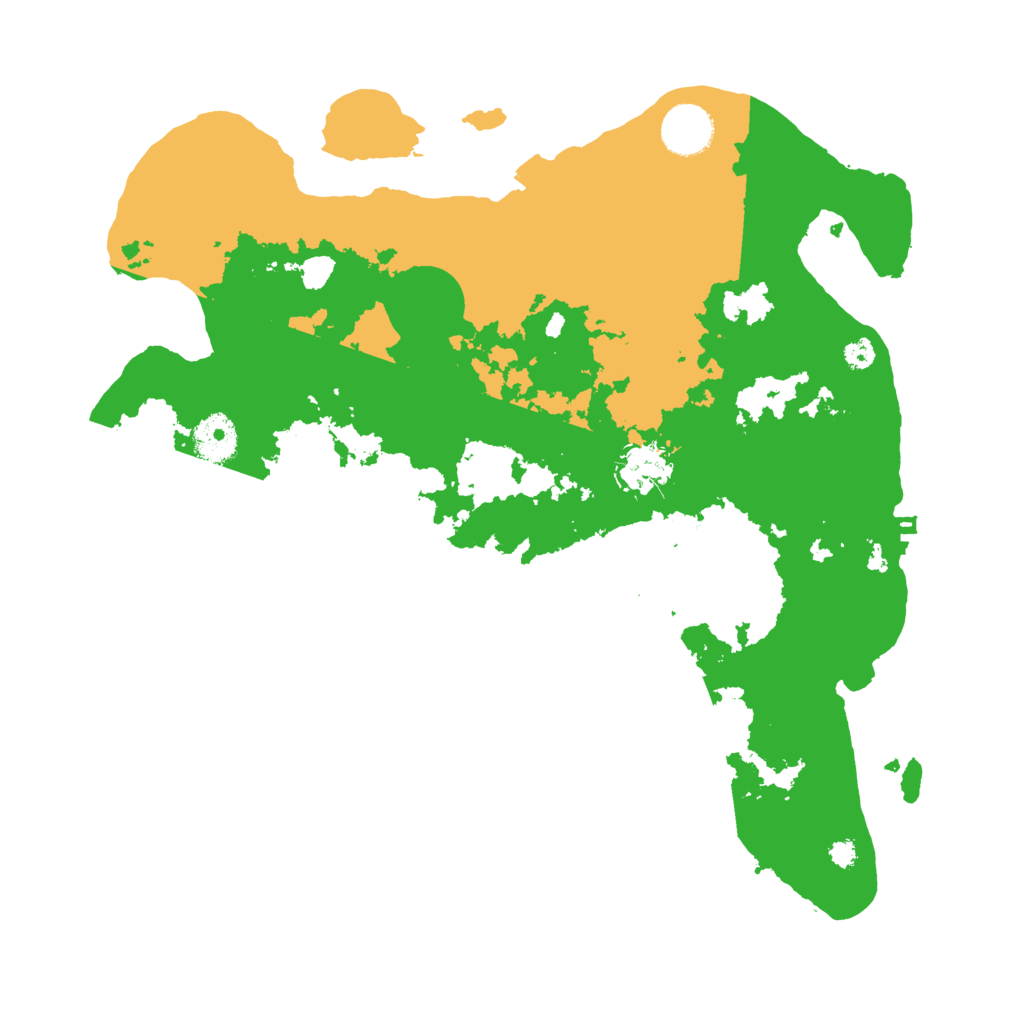 Biome Rust Map: Procedural Map, Size: 3500, Seed: 5678903