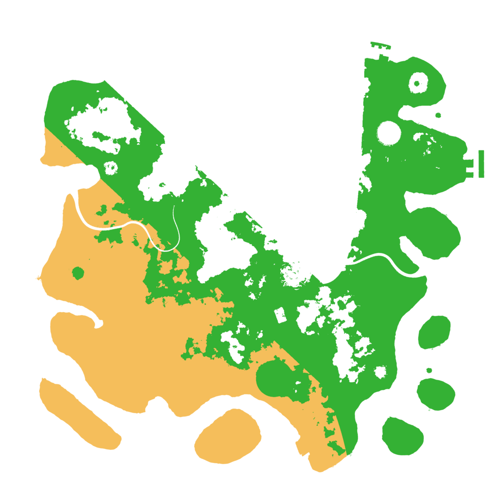Biome Rust Map: Procedural Map, Size: 3650, Seed: 46612710