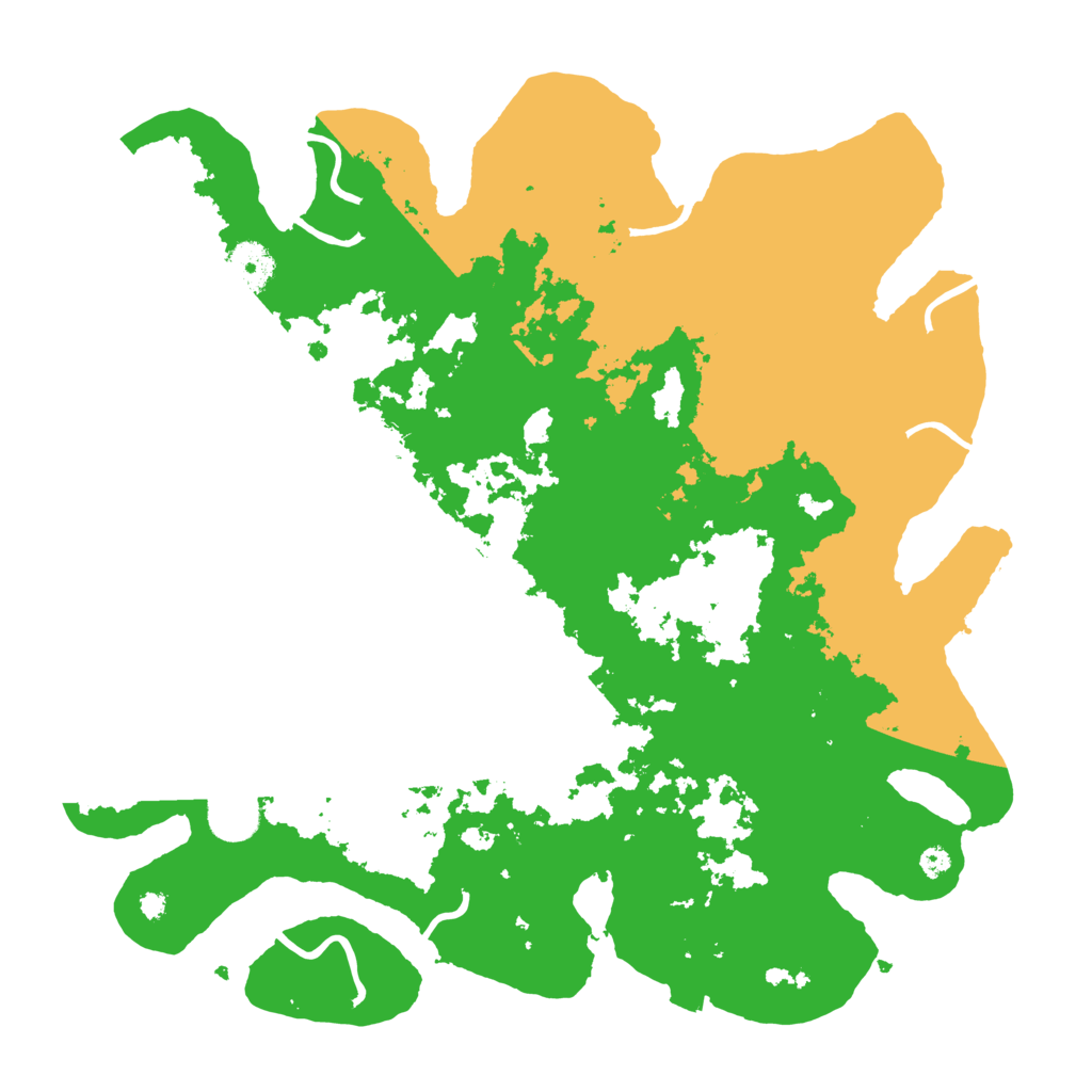 Biome Rust Map: Procedural Map, Size: 3750, Seed: 13470901