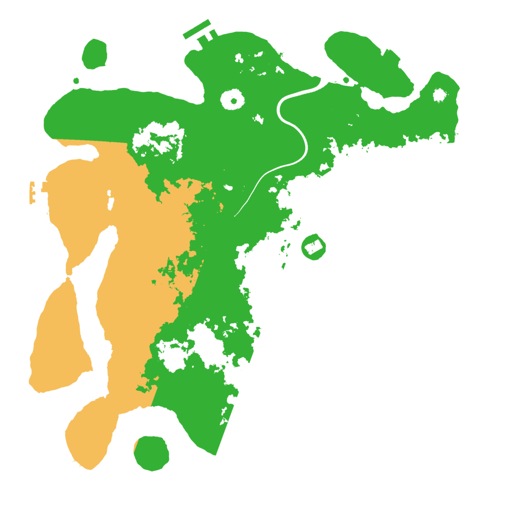 Biome Rust Map: Procedural Map, Size: 3500, Seed: 1908066480