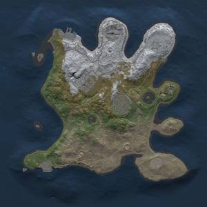 Thumbnail Rust Map: Procedural Map, Size: 2500, Seed: 289303967, 7 Monuments