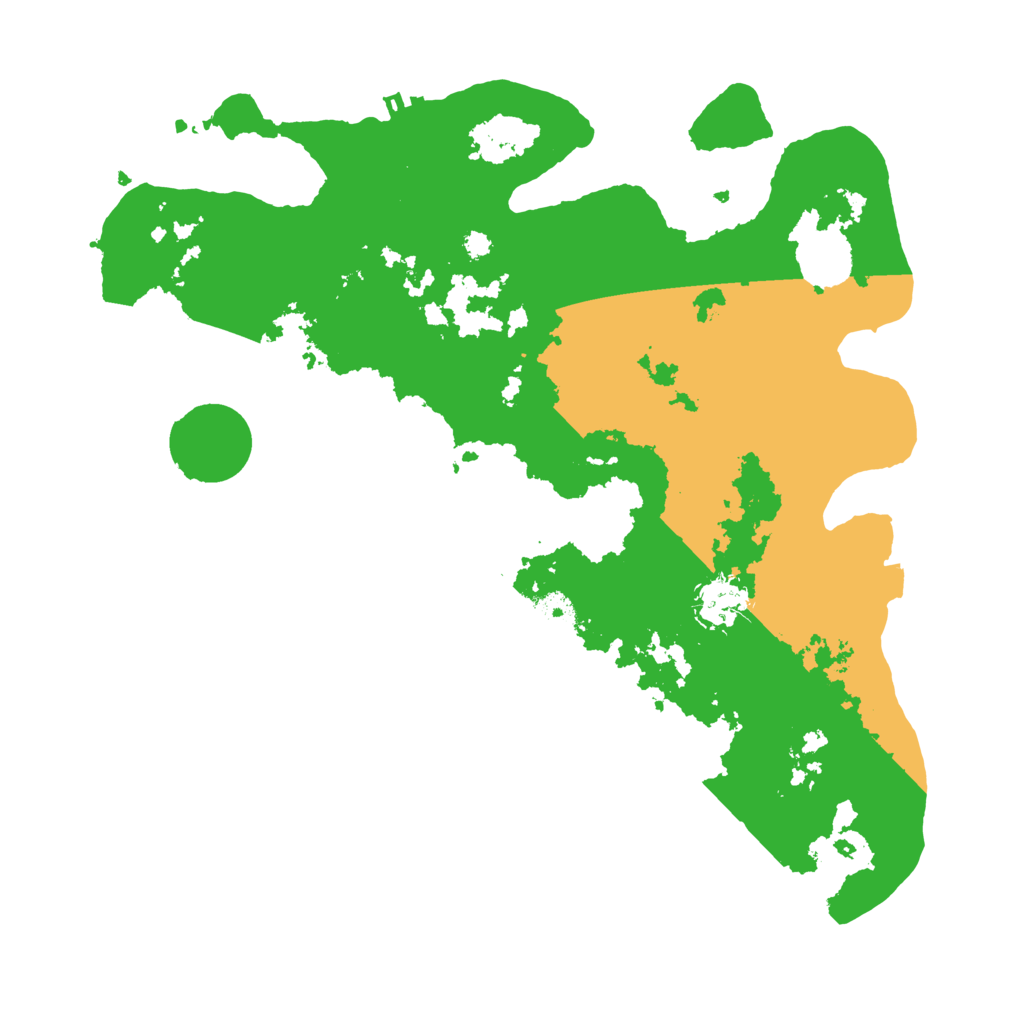 Biome Rust Map: Procedural Map, Size: 3500, Seed: 1840470110