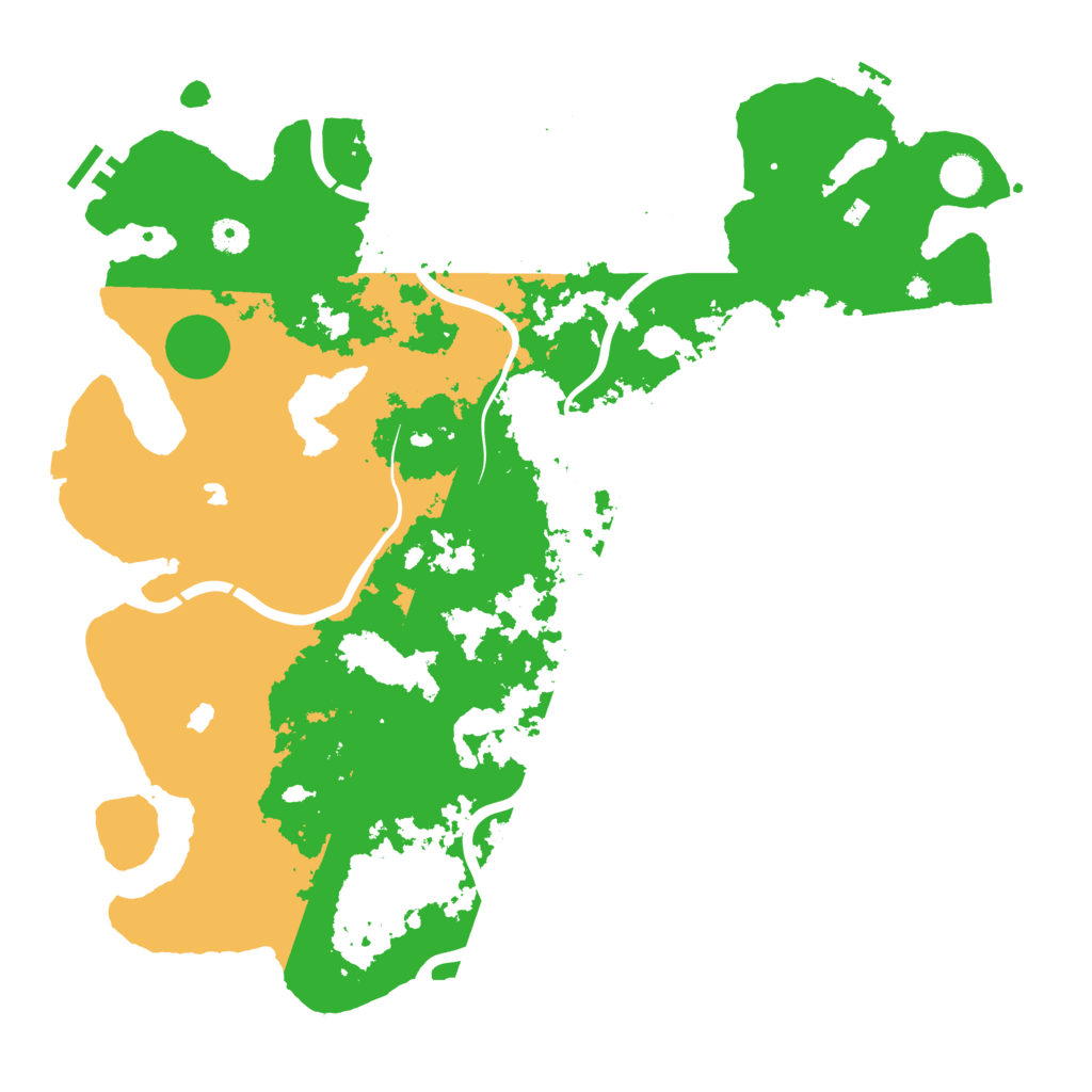 Biome Rust Map: Procedural Map, Size: 4500, Seed: 897825099