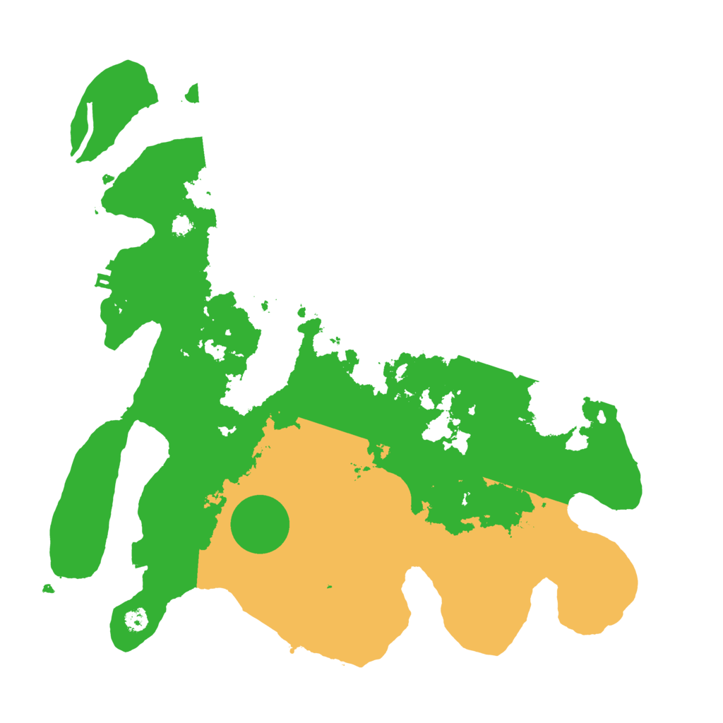 Biome Rust Map: Procedural Map, Size: 3250, Seed: 12165