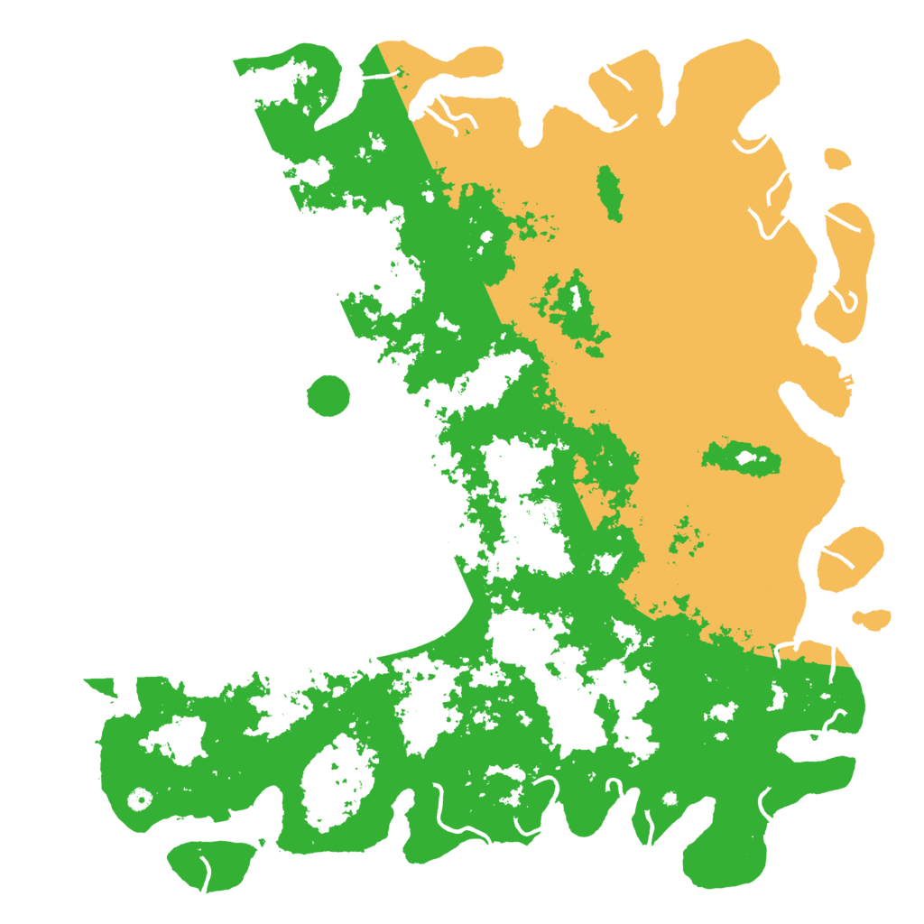 Biome Rust Map: Procedural Map, Size: 6000, Seed: 72686