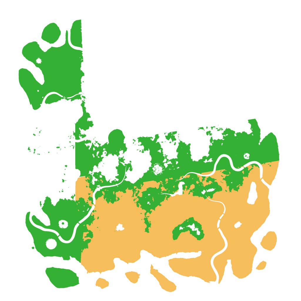 Biome Rust Map: Procedural Map, Size: 5000, Seed: 425064602