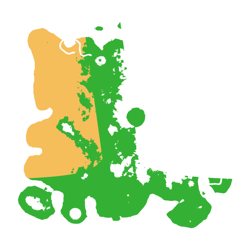 Biome Rust Map: Procedural Map, Size: 3700, Seed: 2010234214