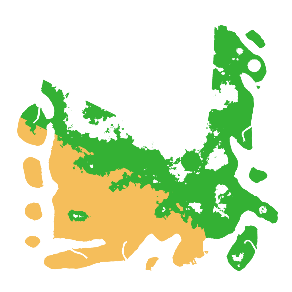 Biome Rust Map: Procedural Map, Size: 4000, Seed: 618839059