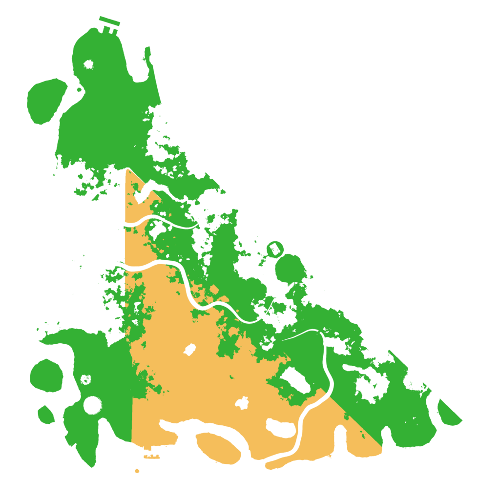 Biome Rust Map: Procedural Map, Size: 4800, Seed: 995159791