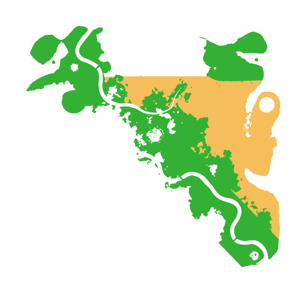 Biome Rust Map: Procedural Map, Size: 3500, Seed: 1942129253