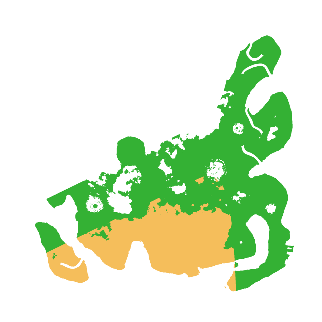 Biome Rust Map: Procedural Map, Size: 3000, Seed: 1548774