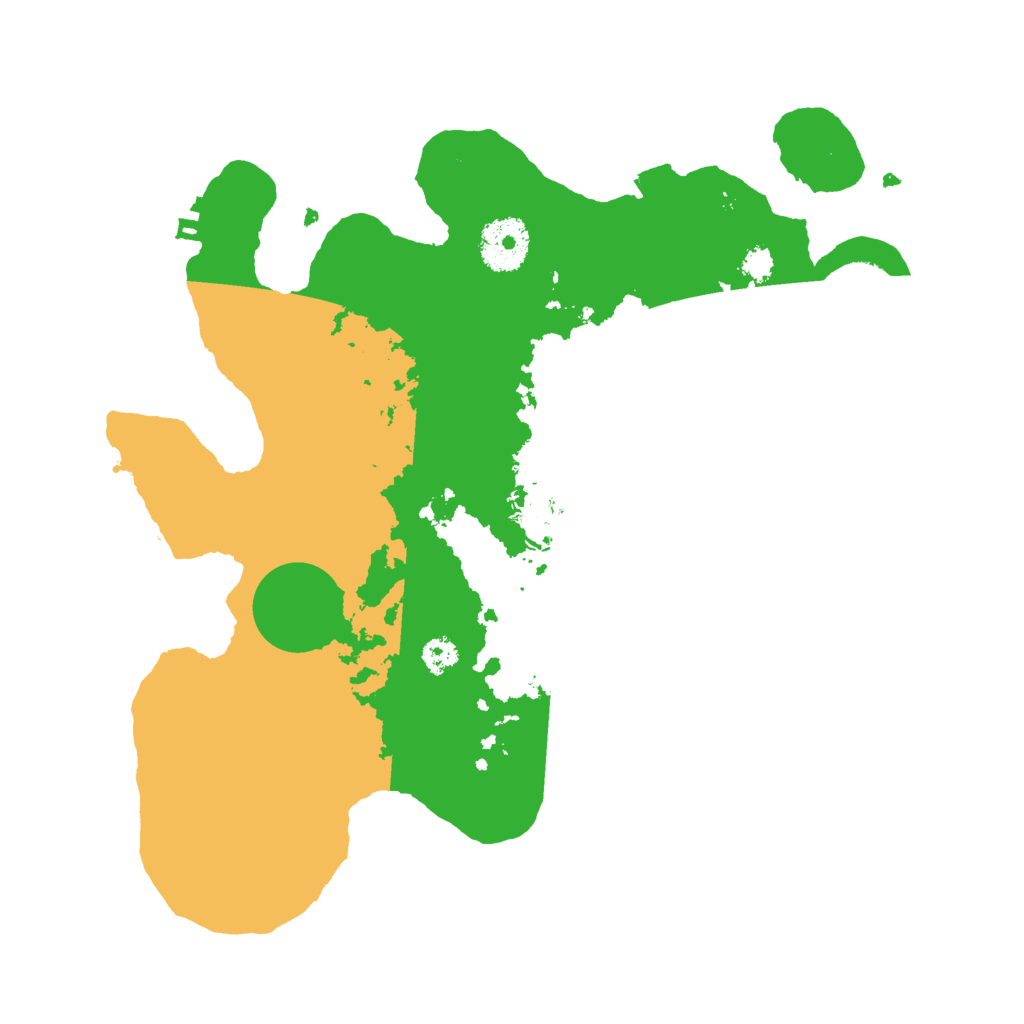 Biome Rust Map: Procedural Map, Size: 3000, Seed: 964048314