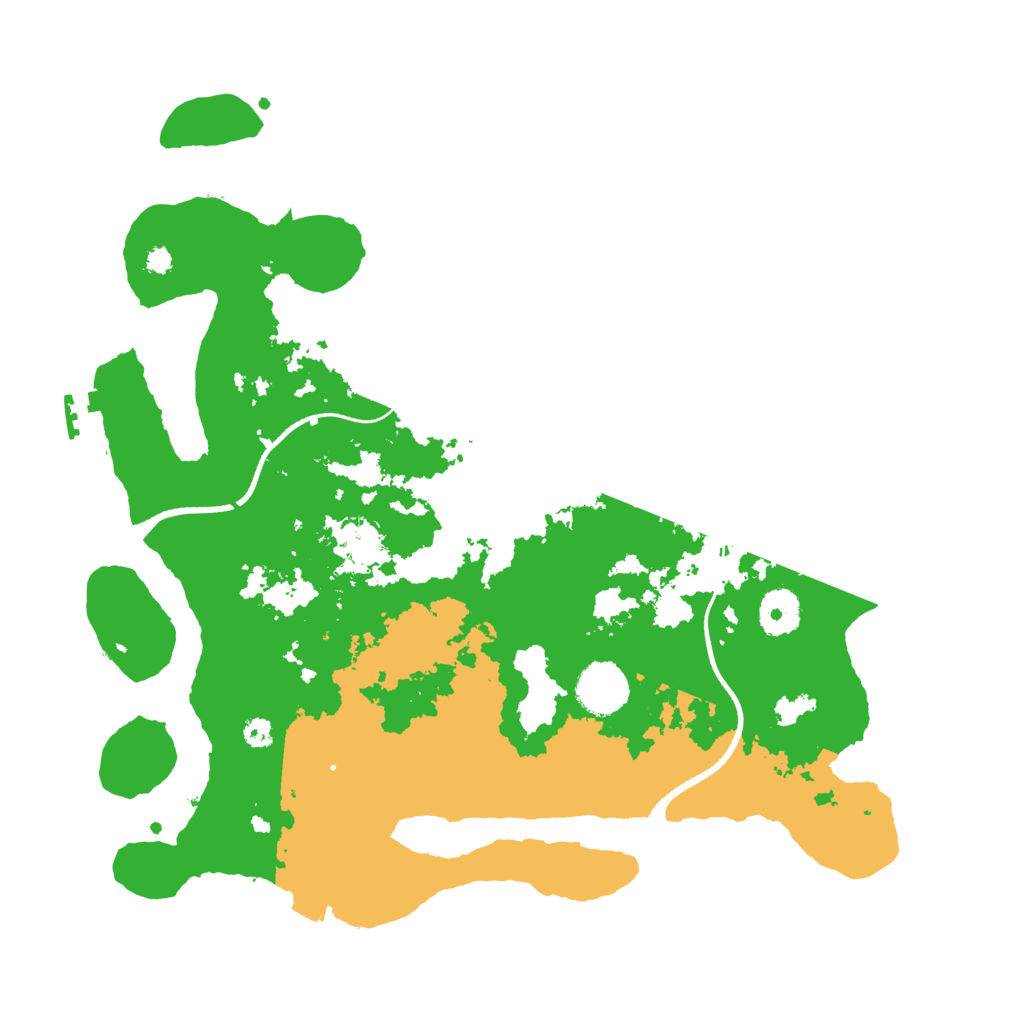 Biome Rust Map: Procedural Map, Size: 3500, Seed: 92053067