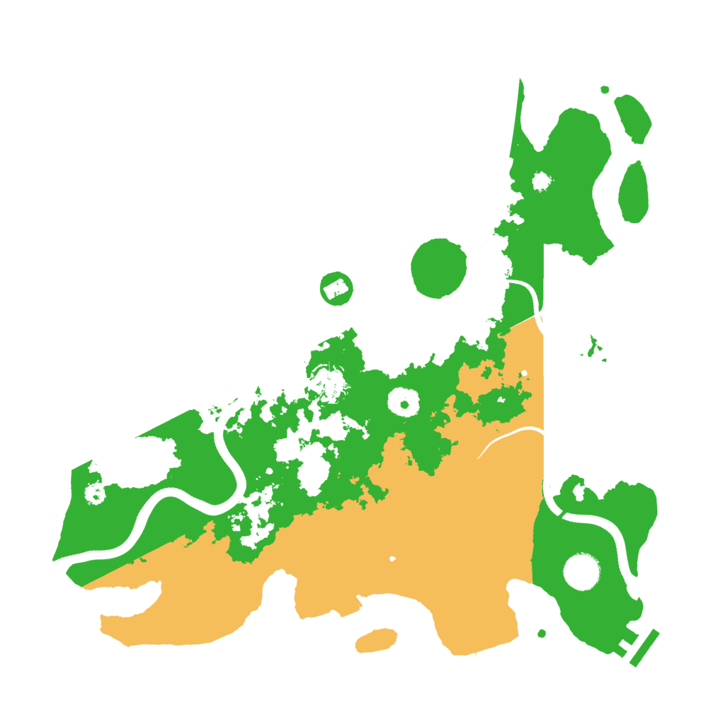 Biome Rust Map: Procedural Map, Size: 3500, Seed: 29002033