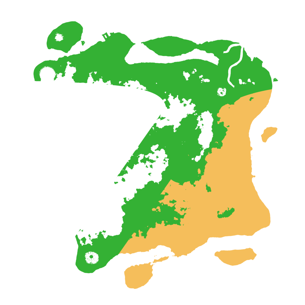 Biome Rust Map: Procedural Map, Size: 3500, Seed: 2102239846