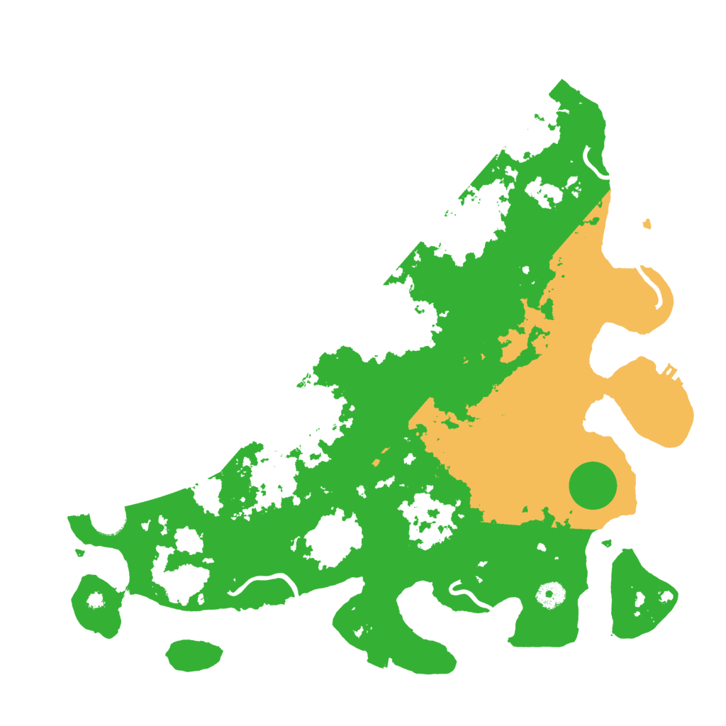 Biome Rust Map: Procedural Map, Size: 4000, Seed: 122085752