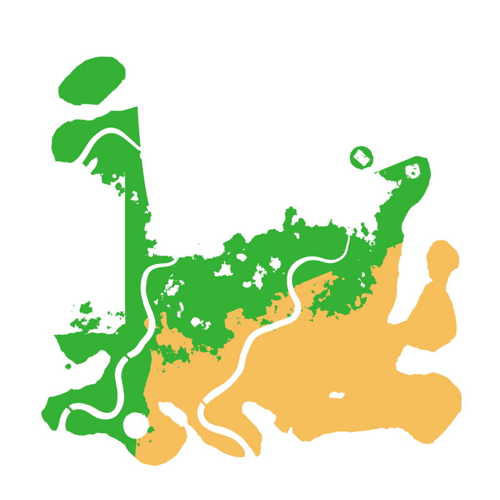Biome Rust Map: Procedural Map, Size: 3500, Seed: 427126618