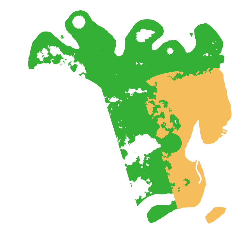 Biome Rust Map: Procedural Map, Size: 3500, Seed: 1988810044